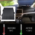 thumbnail image 2 of 70x200cm Car Sunshade Cover Car Retractable Windshield Sun Shade Block Front Rear Window Foil Curtain for Solar UV Protect, 2 of 9