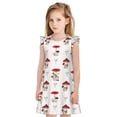 thumbnail image 1 of Vsdgher Différents Champignons pour Filles Chemises de Nuit Manches Courtes à Volants Robe de Nuit Pyjama pour Fête Pyjama-Grand, 1 of 6