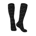 thumbnail image 4 of Bingfone Compression Socks For Women And Men Long Socks For Running Athletic Cycling Nurse-Black Poker, 4 of 9