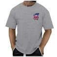 thumbnail image 7 of FINALGANG Mens Short Sleeve Crewneck TShirts With Fashion Casual Sunset Graphic Print Casual Loose Fit Streetwear Tees For Summer Daily Wear Gray XXL, 7 of 7