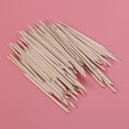 thumbnail image 4 of 100 Pcs Vernis à Ongles Multifonctionnel Bâtonnets de Bois Orange Poussoir pour Cuticules, 4 of 9