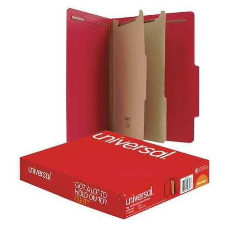 - UNIVERSAL Classification Folder,Lttr,Ruby Red,PK10 UNV10303