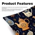 thumbnail image 2 of Arabic teapot Set of 2 Velvet Throw Pillow Covers Inserts for Bed Pillow, Decorative Pillows - 16x16 18x18 20x20 Inches with Unique Patterns for Various Occasions, 2 of 6