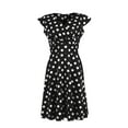 thumbnail image 3 of Femmes Robe Vintage des Années 50 60 Élégant Rockabilly Pinup Parti Robe de Bal, 3 of 7