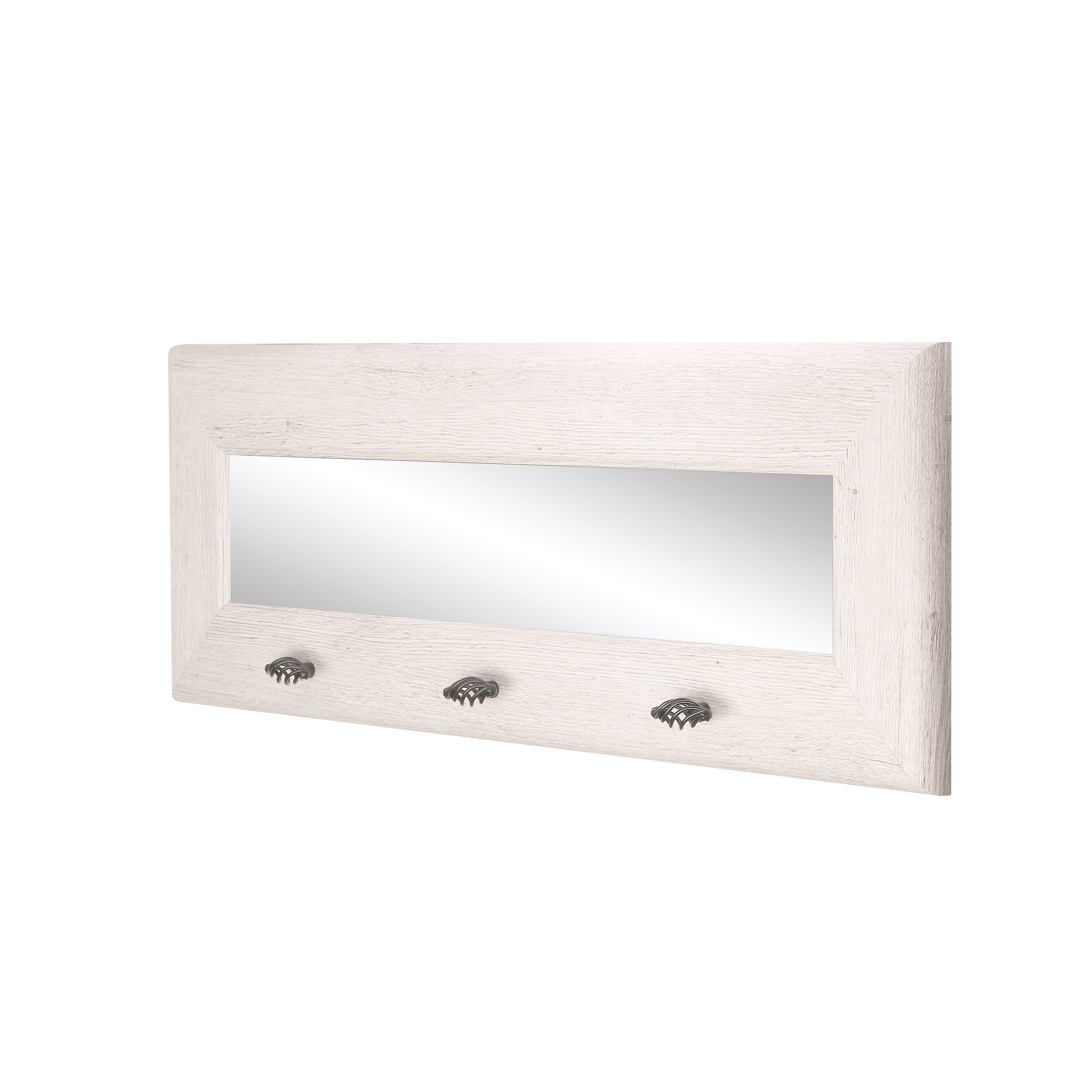 Last Look Wall Mirror With Hooks