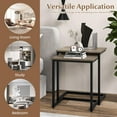 thumbnail image 6 of Giantex Classical Nesting End Table, 3pcs Stacking Coffee Table, Living Room Night Table with Metal Frame, Space Saving, Easy Assembly, Accent Furniture, Gray, 6 of 6