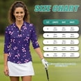 thumbnail image 7 of Uorisanigo Pink Bow Womens Quick Dry Athletic Polo Shirts Size L Versatile Comfortable Women's 3/4 Sleeve Athletic Golf Shirts Fashionable Outing Wear Relaxed Pullover for Women, 7 of 7