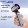 SuperRGB Portable Handheld Fan,100-Speed Mini Personal Fan,4-Core ...