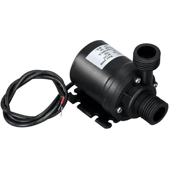 Submersible Water Pump 12V lift 5M 800L/H Brushless Motor Sump Pump，Electric Portable Transfer Pump with 19.69ft Cable for Pool Tub Garden Pond Draining