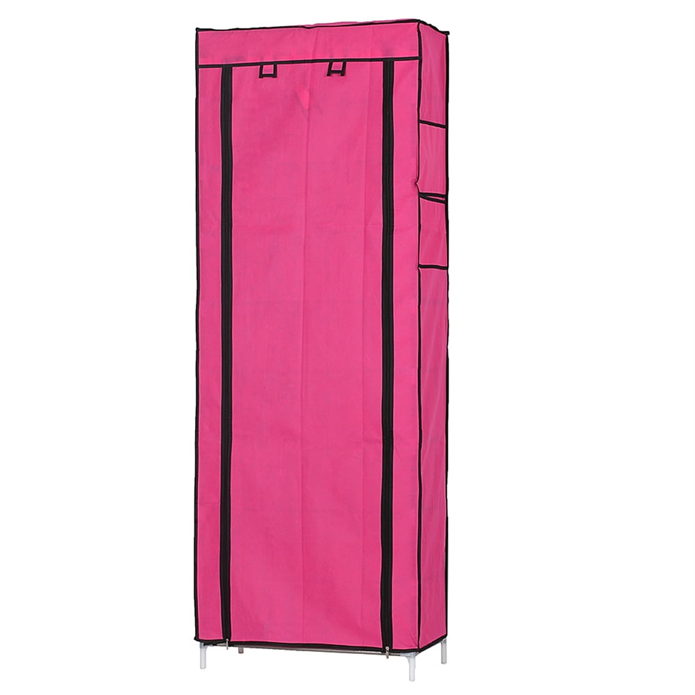 Private Jungle Portable Shoe Rack, Tower Stand for High Heels/Boots/Slippers, Rose Pink
