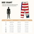 thumbnail image 3 of Fotbe American Astronaut Runs Forward Pantalones de Pijama para Mujer, Pantalones de Dormir, Pantalones Pj con Cordón y Bolsillos-Small, 3 of 6