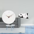 thumbnail image 2 of Wall Clock Panda Art Silent Medium Density Fiberboard for Living Room Bedroom Office Decor, 2 of 8