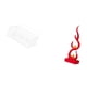 thumbnail image 5 of Figura De Llama De Resina, Estatua Abstracta De Fuego, Escultura Moderna, Artesanía Para Adorno De Escritorio, Patio, Oficina, Estantería, Regalo Para Amigos., 5 of 8