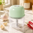 thumbnail image 5 of Mini Garlic Chopper USB Rechargeable - Stainless Steel Blade Food Mincer Wireless Small Food Processor for Chopping Garlic Chili Spices Vegetables, 5 of 7