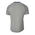BRANROY Men's Short Sleeve Round Neck Basic Color-Blocked Top - Solid ...
