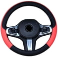 thumbnail image 1 of Funda para volante antideslizante General para automóvil, piel de microfibra, color negro y rojo Rojo Verde Cocina, Decoración y Otros, 1 of 3