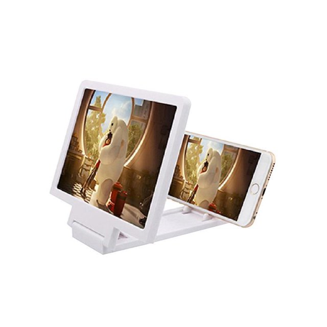 Portable 3D Enlarge Mobile Phone Screen Magnifier Stand For Mobile Phones