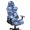 Blue-Camo, variant on SCRAWLGOD Camo Print Gaming Chair Cover Slipcovers 4pcs with Armrest Covers Stretchable Anti Scratch Furniture Protector Non Slip Gaming Chair Slipcover
