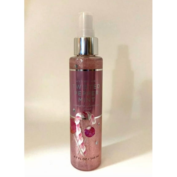 Bath And Body Works Twisted Peppermint Diamond Shimmer Mist 4.9 Fl Oz