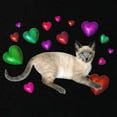 thumbnail image 2 of CafePress - Cat Hearts Love Maternity Dark T Shirt - Maternity Dark T-Shirt, 2 of 3