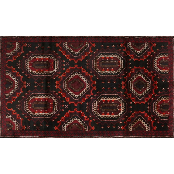 Ahgly Company Machine Washable Indoor Rectangle Traditional Milk Chocolate Brown Area Rugs, 2' x 3'