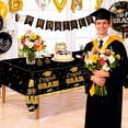 thumbnail image 5 of Wowhub 3 Pack Graduation Tablecloths, 54 x 108 Inch Class of 2026 Graduation Decorations Plastic Disposable for Rectangle Tables Graduation Party Decorations 2026 and Party Supplies, Black, 5 of 6