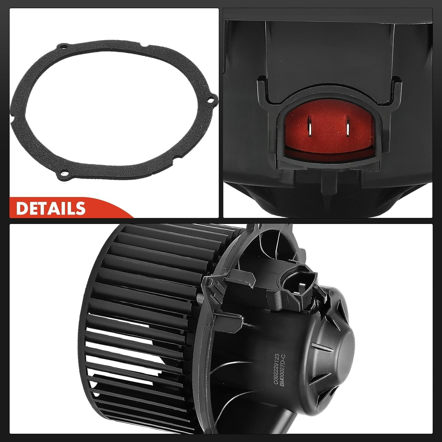 A-Premium Heater Blower Motor with Fan Cage Replacement for Ford F-150 F-250 2000-2003 Expedition Lincoln Navigator Blackwood