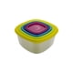 thumbnail image 3 of Contenedores Para Alimentos Ideen De Plástico Cuadrados Juego De 5 Piezas 200 a 1800 ml, 3 of 4