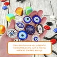 thumbnail image 3 of 10pcs Glass Cabochons Mixed Style Luminous Flat Back Dome Cabochons for DIY Jewelry Making, 3 of 9
