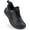 Black, variant on Sosenfer Non Slip Work Shoes for Men,Wide Toe Mens Slip On Shoes,Water Resistant Black Work Shoes,Slip Resistant Leather Kitchen Chef Shoes for Standing All Day 9.5