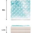 thumbnail image 3 of FMSHPON Merry Christmas Theme Set of 6 Coaster for Drinks, Absorbent Ceramic Stone Coasters Cup Mat with Cork Base for Home Kitchen Room Coffee Table Bar Decor, 3 of 4