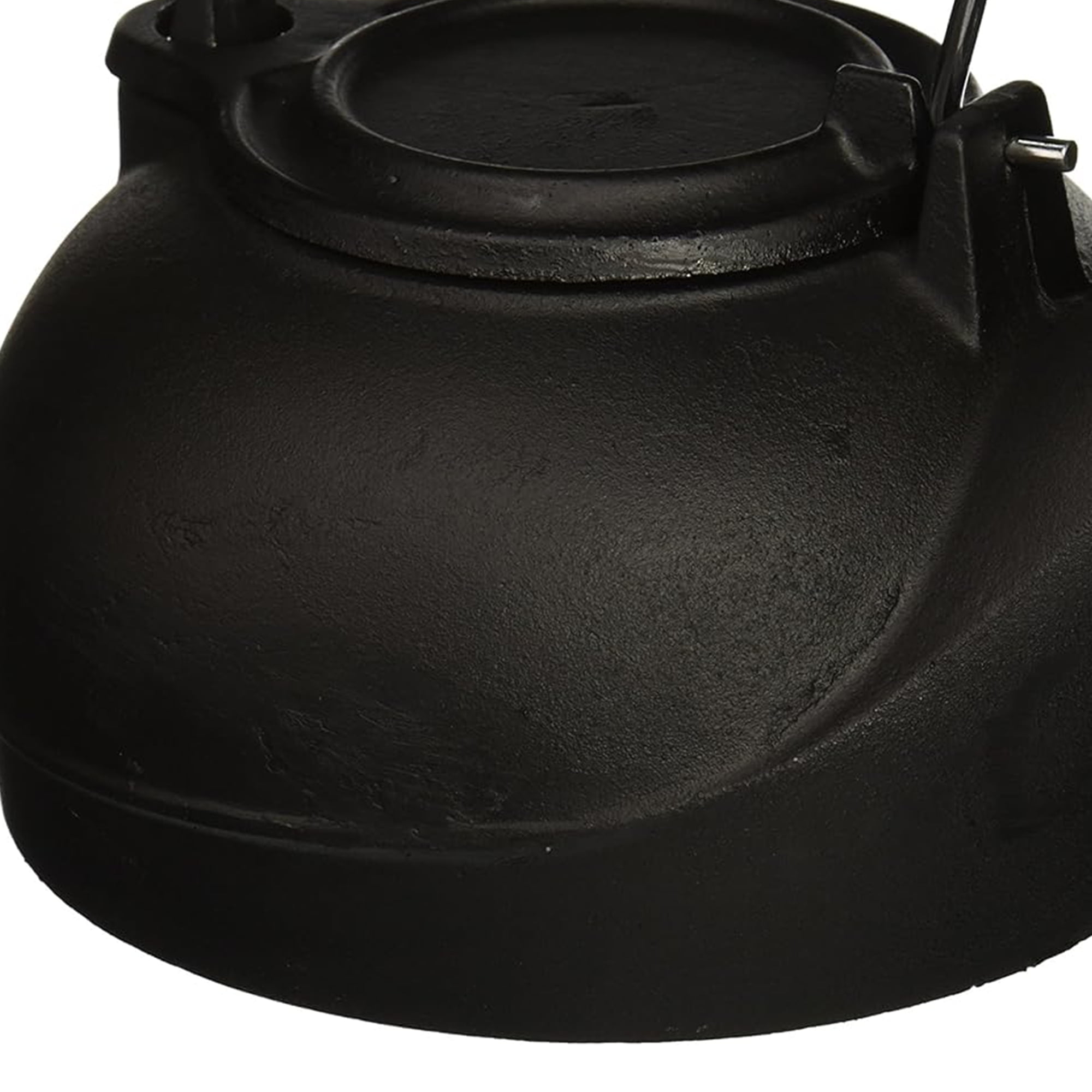 Panacea Fireplace Cast Iron Wood Stove Kettle Humidifier with Chrome Handle