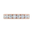 thumbnail image 3 of 1 Carat Diamond Wedding Band Ring in 14K Rose Gold (Ring Size 5), 3 of 5