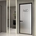 thumbnail image 2 of Bearachild Fácil de instalar, pegatinas premium 3D para puerta de baño, decoración funcional, pegatinas de doble cara Juegos de accesorios de baño, 2 of 6
