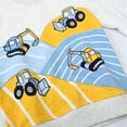 thumbnail image 2 of WIBACKER 2-7T Toddler Little Boy's Engineering Vehicle French Terry Cotton Crewneck Long Sleeve Sweatshirt, 2 of 7