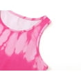 thumbnail image 3 of Tebbis Pajamas for Girls Soft Tank Top & Shorts PJ Trendy Hot Pink Tie Dye Jammies Set Size 14, 3 of 5