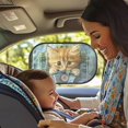 thumbnail image 2 of KUIFORTI Cat Car Window Shades for Kids, Cling Auto Window Shade for Baby In Car, Glare and UV Rays Protection, Suitable for SUVs, Minivans and Full Size Cars, 2 of 8