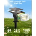 thumbnail image 5 of YULINKCO Solar LED Pathway Lights, Outdoor Waterproof Solar Garden Light, Bright LED Lighting for Walkway, Yard, and Driveway with Stake, Energy-efficient and Durable, 5 of 10