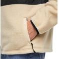 thumbnail image 5 of Eddie Bauer Men’s Lightweight Mixed Media Fleece Jacket, Full Zip (KHAKI/LARGE), 5 of 5