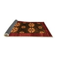 thumbnail image 2 of Ahgly Company Indoor Rectangle Abstract Orange Modern Area Rugs, 8' x 12', 2 of 4