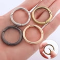 thumbnail image 4 of 10PCS/Lot Metal Spring Gate O Ring Bag Buckle Metal Clasps Carabiner Snap Hook Spring Keyring DIY Bag Luggage Jewelry Accessorie, 4 of 9