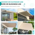 thumbnail image 5 of AECOJOY 20' x 10' Manual Retractable Patio Awning,Outdoor Awning Retractable Sunshade Shelter-Beige, 5 of 7