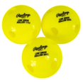 thumbnail image 2 of Rawlings Baseball/Softball Line-Drive Hollow Training Balls 3-Pack - Yellow, 2 of 8
