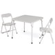 thumbnail image 1 of Foldable para niños mesa con 2 forrado sillas y cushioned asientos - beige, 1 of 8