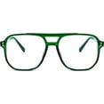 thumbnail image 1 of FEISEDY Blue Light Blocking Glasses Fake Nerd Clear Square Computer Lightweight Aviator Glasses Frame Oversized B3046, 1 of 6