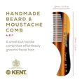 thumbnail image 2 of Pocket Comb Kent A 81T X-Small para barba y bigote para caballero, 2 of 9