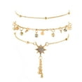 thumbnail image 2 of Jusqu'à 65% de Rabais Perles de Riz de Mode Perlé à Six Branches Étoile Pendentif Alliage Cheville 3 Pièces Ensemble Collier Bagues Boucle d'Oreille Jewelry sur le Dégagement, 2 of 8