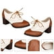 thumbnail image 4 of GOOHOCHY 1 par de zapatos de señora, zapatos elegantes, zapatos de tacón alto, calzado con cordones para mujer, 4 of 8