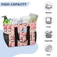 thumbnail image 5 of Cute Dwarf with Sunglasses Reusable Grocery Bags with Handle Side Pocket Waterproof Shopping Portable Tote, 5 of 8