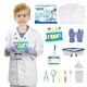 thumbnail image 1 of Lesheng Disfraz de científico espacial para niños, bata de laboratorio con kit de experimentos científicos, disfraces y juegos de simulación para niños y niñas de 4 a 8 años, 1 of 5